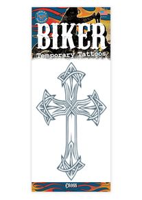 Tribal Kreuz Klebe-Tattoo