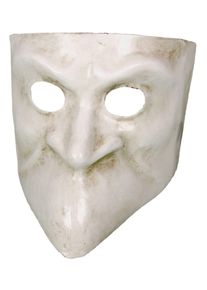 maskworld Bauta bianca - Venetian Mask