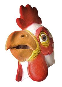 Boland Rooster Full Mask Made of Latex