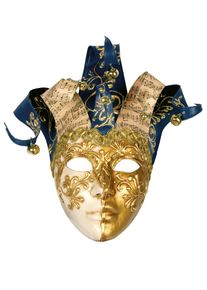 maskworld Jolly Colla oro bianco - Venetian Mask