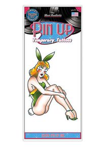 Bunny Pin Up Klebe-Tattoo | Faschingsschminke