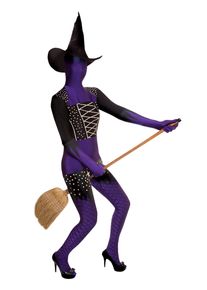 Morphsuit Witch purple