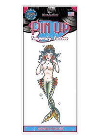 Meerjungfrau Pin-up Klebe-Tattoo