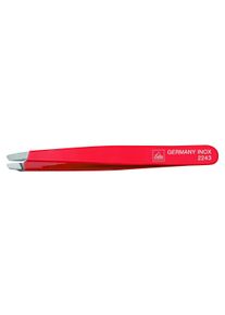 BECKER-MANICURE Becker Manicure ERBE Pinzette schräg rot 9,5cm