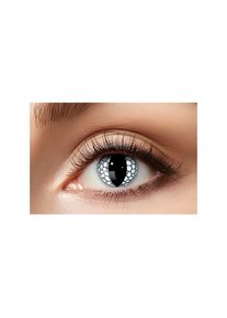maskworld Lentilles de contact dragon blanc