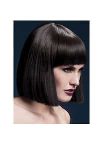 Smiffys Blunt Cut Perücke dunkelbraun