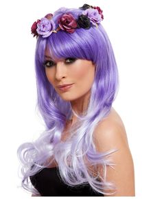 Smiffys Märchenfee Kunsthaar Perücke lila