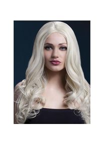Smiffys Lange Soft Curls Perücke hellblond | Kostümzubehör für Karneval