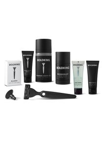 Boldking "The Box" - incl. 1 Houder, 4 Scheermesjes, Foaming Shave Gel, Aftershave Cream, Face Wash en Face Cream