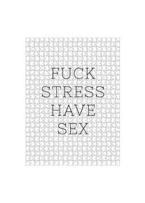 Puzzle Ravensburger "F*ck Stress" artboxONE Puzzle
