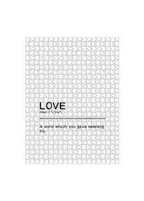 Puzzle Ravensburger "Love Quote II" artboxONE Puzzle