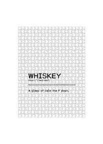 Puzzle Ravensburger "Whisky Quote Censored" artboxONE Puzzle