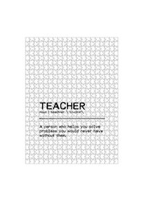 Puzzle Ravensburger "Teacher Quote" artboxONE Puzzle