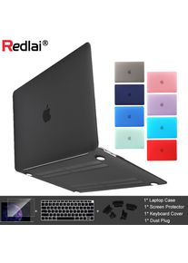 Redlai Plastic Hard Case Voor Macbook Air 13 A1932 A2179 2020 Pro Retina 13 15 16 Inch 2019 Touch Bar a2141 A2159 Toetsenbord Cover