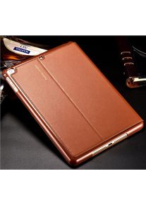 Mooie Echte Premium Genuine Leather Case Voor Apple Ipad 2017 2018 9.7 Inch Air 1 2 Cover Case Turn Op/Off Beschermende Smart Case