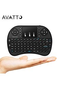 [Avatto] Lage Prijs Hebreeuws, Russisch, engels 2.4G Draadloze I8 Mini Toetsenbord Met Gaming Touchpad Voor Smart Tv Android Box Laptop Pc