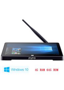Nieuwe Pipo X9S Win 10 Mini Pc Intel Cherry Trail Z8300 Quad Core 4G/64G 2G /32G Smart Tv Box 8.9 1920*1080P Touch Screen Tablet