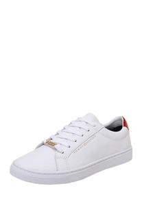 Tommy Hilfiger Dames Sneakers laag 'Essential' goud / rood / wit 36