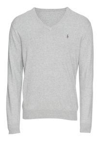 Polo Ralph Lauren Heren Trui 'LS SF VN PP-LONG SLEEVE-SWEATER' grijs S