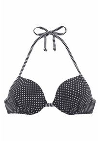 s.Oliver Dames Bikinitop 'Avni' zwart / wit 70