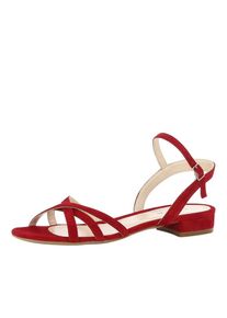 Evita Dames Sandalen met riem 'SALVINA' rood 34
