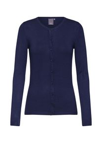 Ichi Dames Gebreid vest 'Mafa' blauw XS