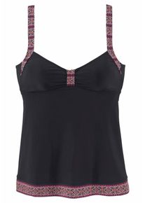 Lascana Tankini góra 'Daisy' dla kobiet czarny Rozmiar L-XL
