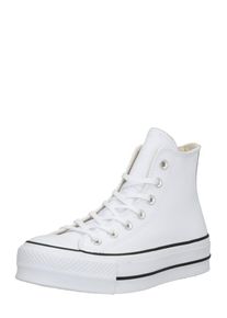 Converse Dames Sneakers hoog 'CHUCK TAYLOR ALL STAR LIFT HI LEATHER' zwart / wit 36