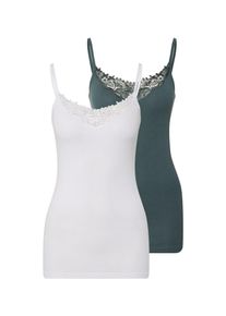Only Dames Top 'KIRA' groen / wit XS
