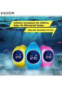 GPS Tracker Horloge Kinderen horloges waterdicht met GPS LBS smart watch SOS Call Finder Locator Tracker Kinderen klok 2G SIM q520S