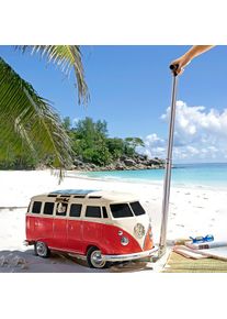 Brisa VW Collection VW T1 Fahrbare Kühlbox, Bulli, 26 l, 79 x 33 x 37,5 cm, rot
