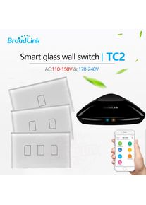 2017 Broadlink TC2 US/AU Standaard Smart Home RF Touch Lichtschakelaars 123 Gang 110 V 220 V Remote controle Muur Touch Schakelpaneel