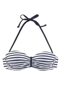 Venice Beach Dames Bikinitop navy / wit 75