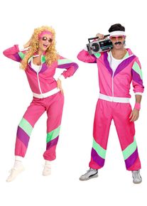 Widmann Pantalon de jogging rétro rose des années 80