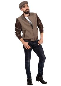 Brown 50s steward men's jacket