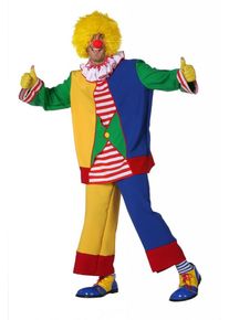 Happy funky clown men’s costume