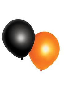Funny 10 ballons Halloween orange/noir