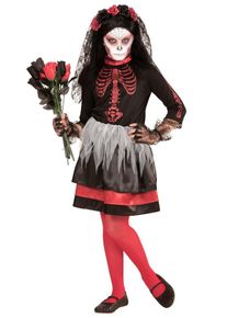 Widmann Death bride costume Jelinda for girls