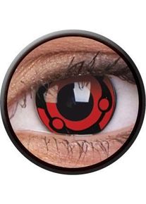 ColourVUE Lentilles de contact ninja rouges