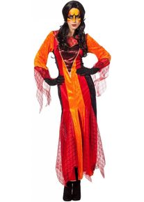 Flaming fire Lady Felia costume
