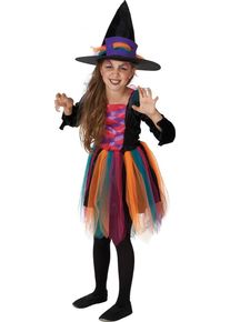 mottoland Déguisement de sorcière heureuse avec chapeau pour enfants