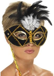 Smiffys Masque en bâton Noble Tesoro Venezia