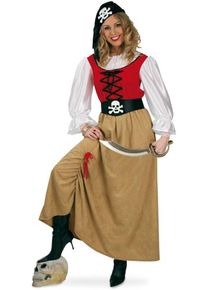 Helia pirate dress with skull belt