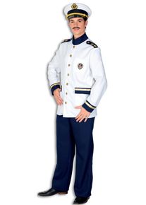 Costume de capitaine de croisière de luxe