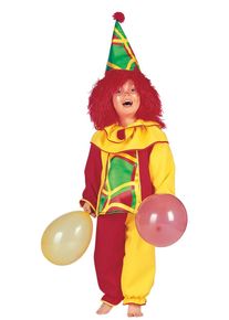Déguisement enfant clown coloré Sam
