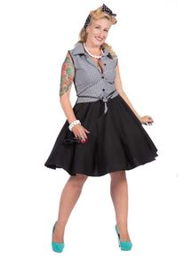 Gray rockyabilly dress Mary Lou