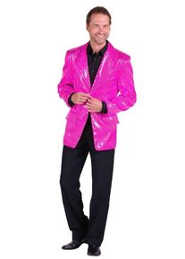 Pink party sequin men's jacket