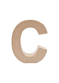 Rico Design Lettera C in cartapesta 17,5 cm