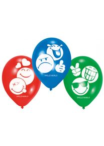 Amscan 6 ballons Smiley Be Emotional 23 cm