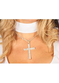 Bellissima collana da donna con pendente a croce (10er Multipack)
